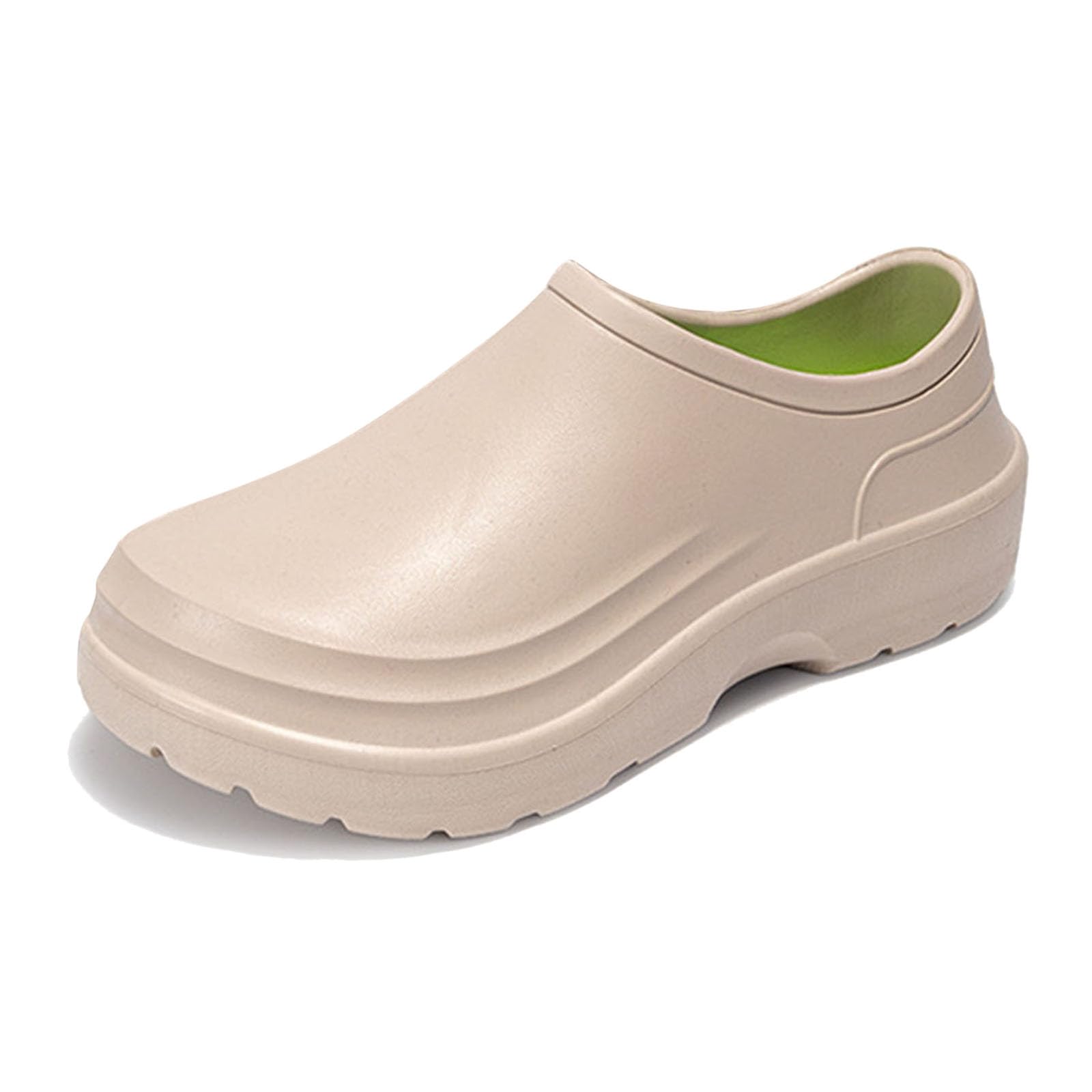 Zuecos de trabajo antideslizantes para cocina y calzado cómodo de hombre para chef 8