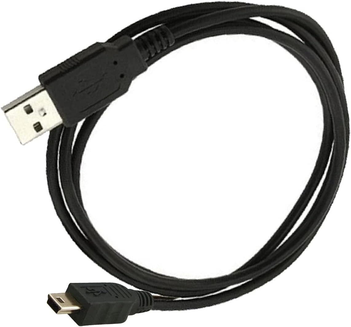 Mini USB 2.0 Cable Cord Compatible with Maxtor OneTouch 4 Plus 9NT3A6-500 9NU2AT-500 500GB 750GB Western Digital WDBAAU0020HBK-01 WD G-Technology G-Drive Hitachi 0G01995 Seagate Iomega Lacie