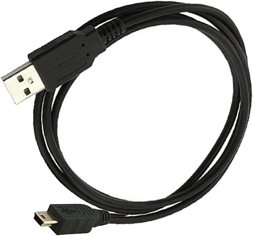 UPBRIGHT Cable de carga mini USB de 5 V CC compatible con Axess SPBT1031 SPBT1031-BL SPBT1031-BK SPBT1031-GY SPBT1031-YL SPBT1031-RD Altavoz