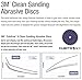 3M Hookit Purple Clean Sanding Disc 334U, 30460, 5 in, P800 grade, 50 discs per carton