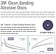 3M Cubitron II Hookit Purple Clean Schleifscheibe, 31476, 12,7 cm, P600, 50 Scheiben, Mehrlochmuster, langlebig, schnell schneidendes Schleifmittel