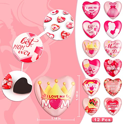 12Pcs Mother's Day Refrigerator Magnet Gift Sets Magnetic Refrigerator Stickers Great Gifts For Mom, Wife, Mother For Women, Birthday Present #TOP1