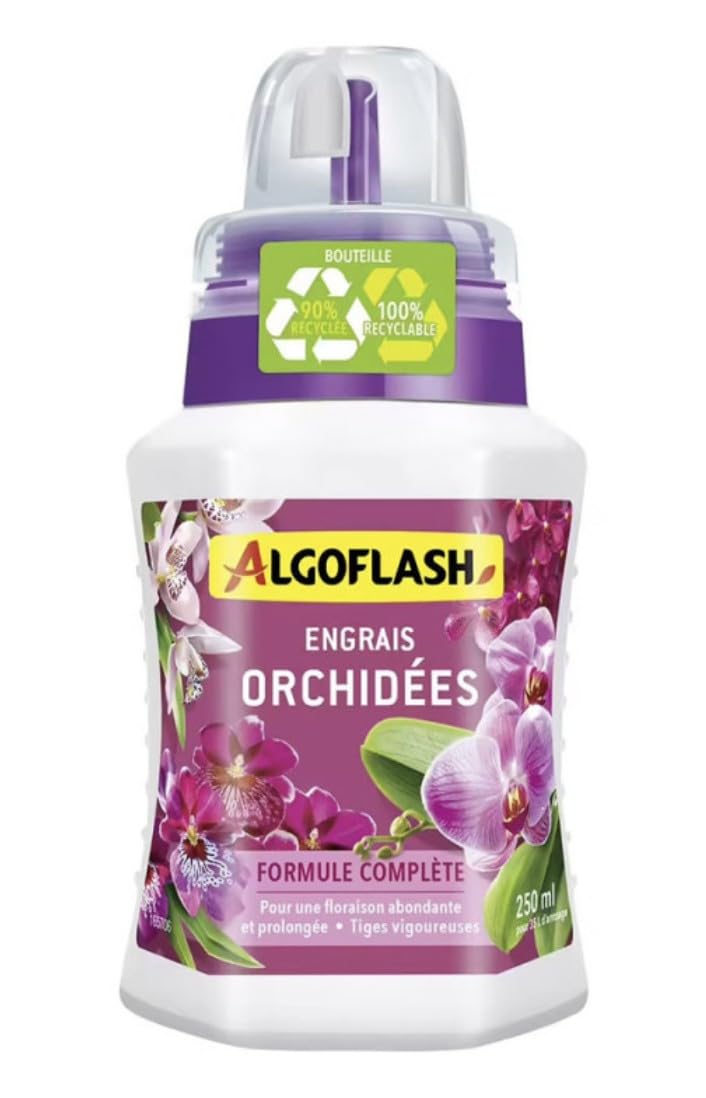 Engrais orchidées ALGOFLASH 250ml pour sublimer votre intérieur