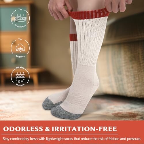 Hiking Socks, 2-Pair Compression Socks Wide Toe Box For Health Bunion Unisex, Breathable Athletic Running Sock Barefoot Sock2