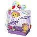 Hamster Cage with Tubes and Wheel, 3 Tier Hamster Cage Platform with Top Access, Multi Level Cage, Easy Clean and Assembly, Includes Hamster House and Feeder Bowl, 39L × 27W × 42H cm - Lilac