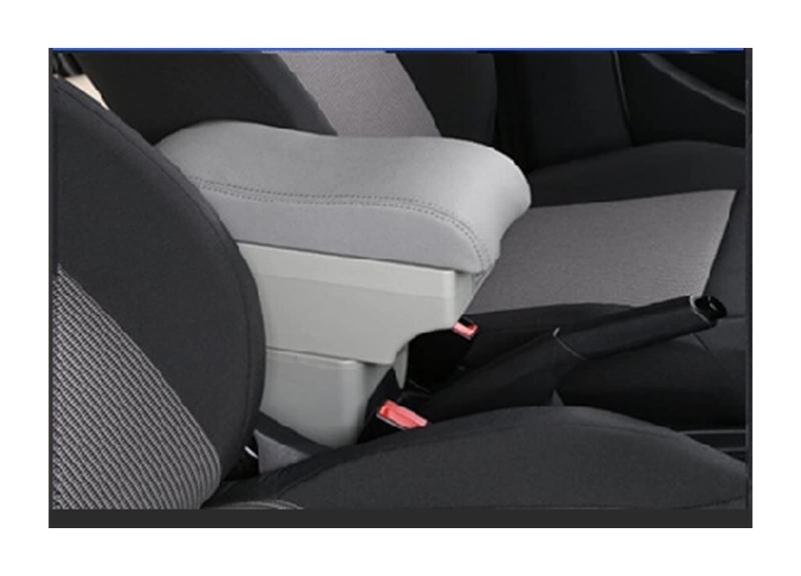 Baiqimv For Toyota For Aygo X 2022 Armrest Box Car Armrest Central Storage Box Retrofit With USB Charging Car Accessories(C2 gray 7USB)