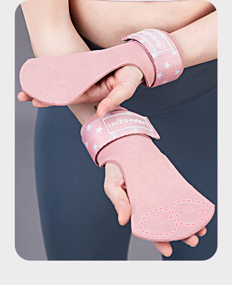 LARA-STAR-Weight-Lifting-Wrist-Straps-for-Maximum-Grip-SupportLifting-Strap-for-Weightlifting-Gym-Grips-Hook-for-Deadlifts-Powerlifting-Heavy-Shrug-WomenMen