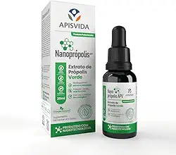 Apis Vida Nanoprópolis APV® - Extrato de Própolis Verde - Estimula o Sistema Imunológico - Sem Álcool e Zero Glutén - 20ml