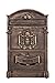 Produktbild Antiker und sehr edler Briefkasten LB-001 Antik Bronze Wandbriefkasten, Briefkasten, Nostalgischer Englischer Briefkasten 41 cm hoch . Mit Befestigungsmaterial für die Wand. mit 2 Schlüsseln , Rostfrei