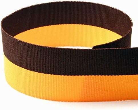 USA Made 1-3/8“ Red & Black Bi Striped Grosgrain Ribbon (Red & Black Ribbon) - 100 Yards (Multiple Yardages Available)