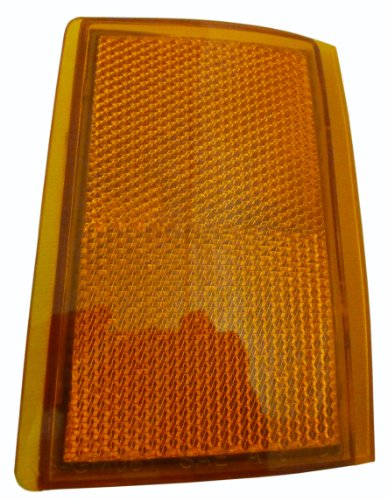 DSA GM2557102 Side Marker Replacement For Chevrolet Silverado Passenger Side Plastic Lens Without Bulbs