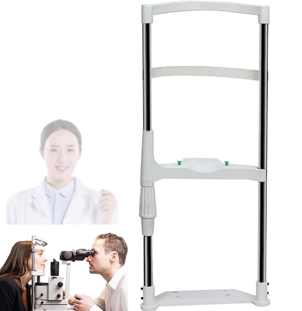 Supporto telescopico per fronte, regolabile in altezza, strumento di optometria per l'allenamento della vista negli ospedali oculistici, negozi di ottica
