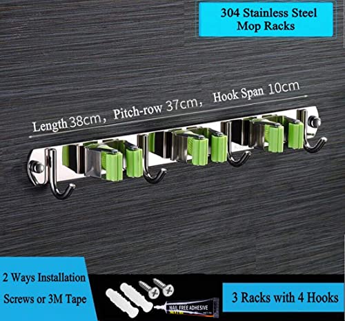 Porta scope parete, Portascope e Portaspazzole