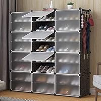 Armoire De Rangement Modulable 20 Cubes Avec Portes – Idéale Pour Chaussures, Vêtements, Jouets, Pour Chambre Ou Salon