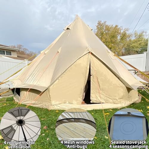 Carpa DANCHEL OUTDOOR Bell Tent 4 estaciones 4-5 personas miniatura 4