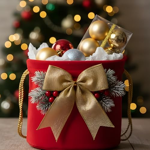 Image of Crackles Christmas Tree Hanging Balls 60MM (Set of 8) | Matt & Shiny Decorative Ornaments | Xmas Tree Decoration Items for Home, Office & Party -Random Colors