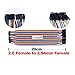 HiLetgo 200pcs Breadboard Jumper Wires - Dupont Wire Male & Female, 2.54mm & 2.0mm, 20cm Assortment Kit for Arduino DIY