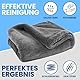Ivality® Auto Trockentuch XXL 80x50 cm – 1800 GSM Ultra Saugstarke Mikrofasertücher für Autopflege und Motorrad, Fusselfreies, Lack-schonendes Twisted Towel Microfasertücher - Grau