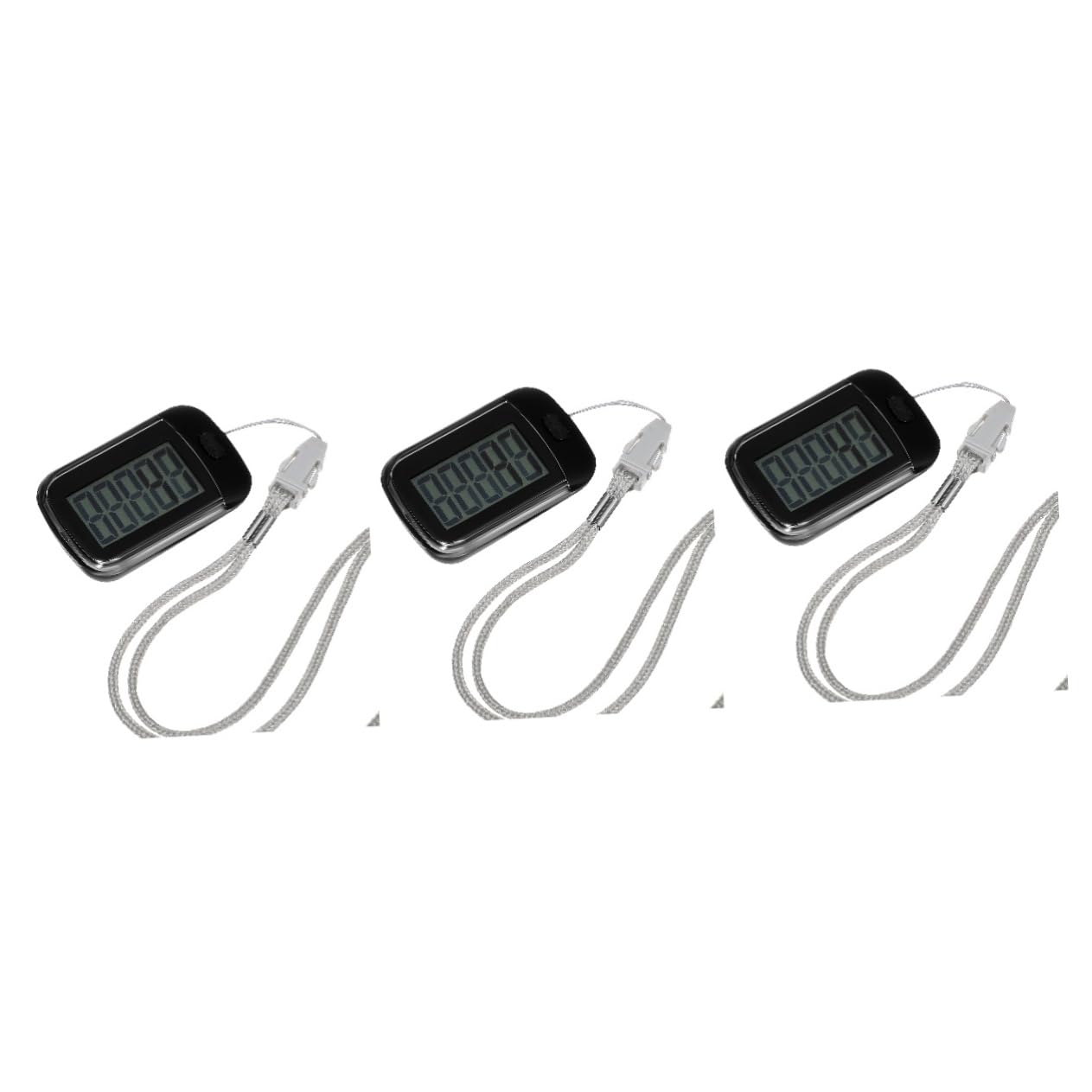 HANABASS Podomètre Portable Clip avec Cordon Compteur pour Seniors Distances pour Course Plein Air