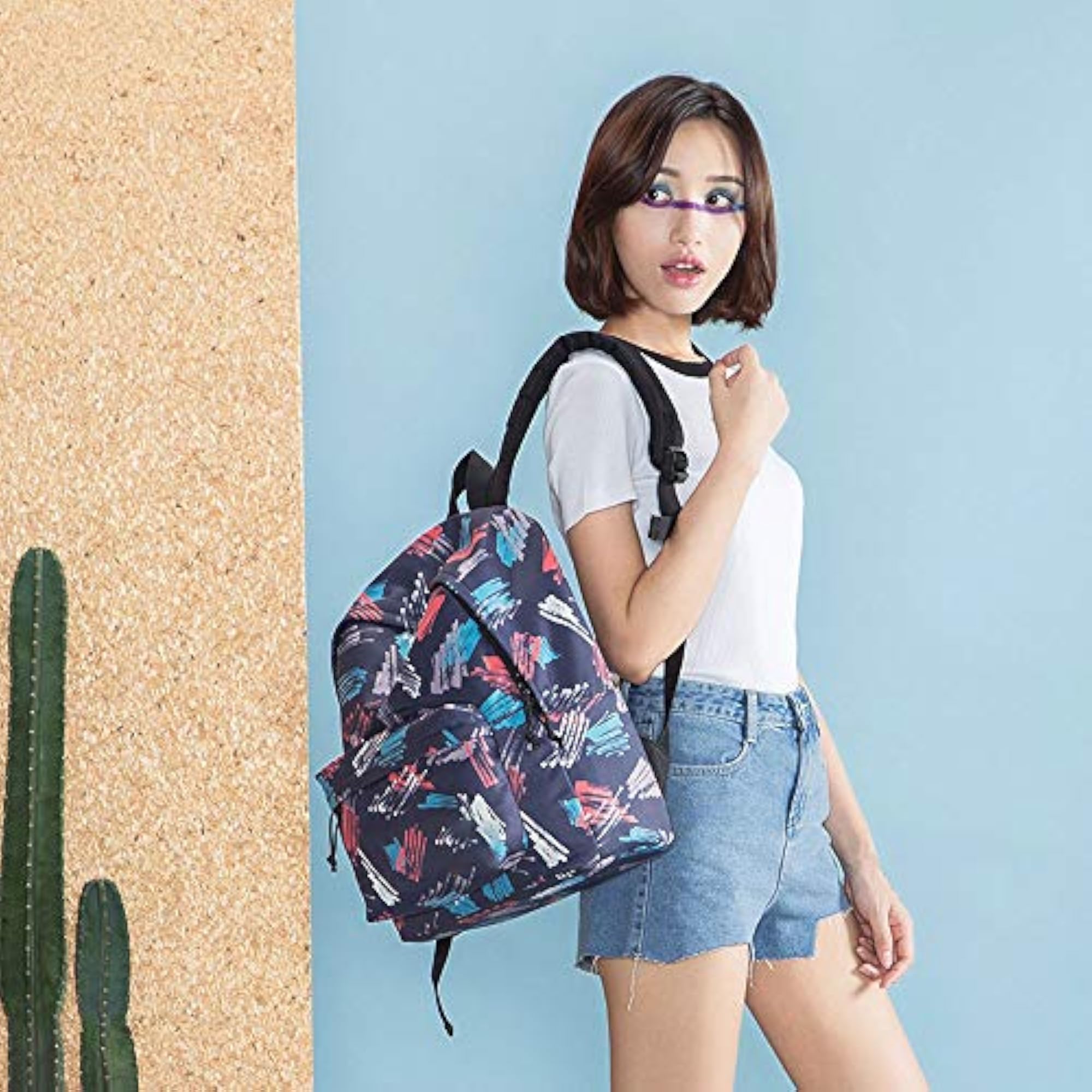 Stylish Laptop Backpack for Women, Large Capacity