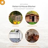PROTECT HOME Ratten & Mäuse Blocker vertreibt Ratten und Mäuse zuverlässig mit sofortiger Wirkung und bis zu 2 Monate Dauerwirkung, 300 g
