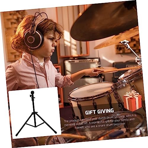 Support batterie entraînement métal réglable accessoire percussion avec tapis - 2