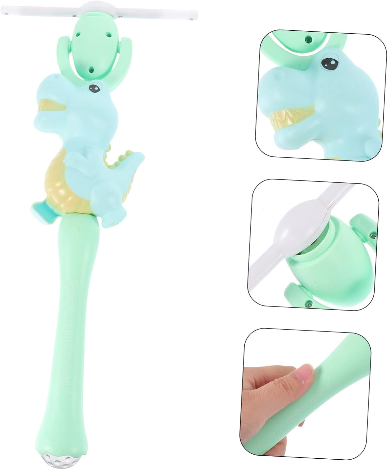 INOOMP Outdoor Windmill Fairy for Boy Girl Dinosaur Windmill Decor for Festivals and Birthday Parties No Batteries Required