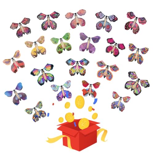 SDXCJY 20 Stück Magische Schmetterling Spielzeug, Geburtstaggeschenke für...
