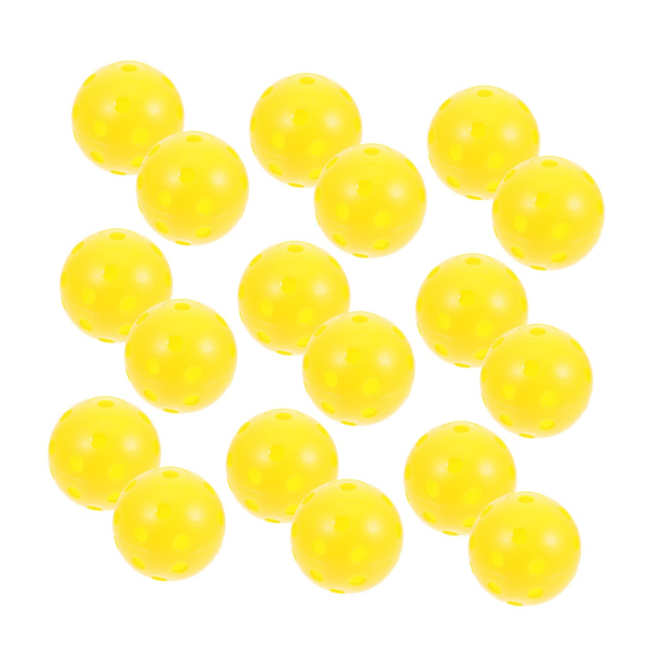 KOMBIUDA 6pcs Golf Training Hollow for Outdoor Practice Lightweight Design for Balanced Flight for Backyard Swing Drills Golf Enthusiasts