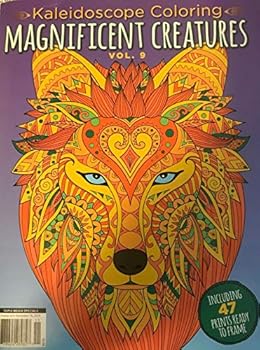 Paperback Kaleidoscope Coloring Magnificent Creatures Book
