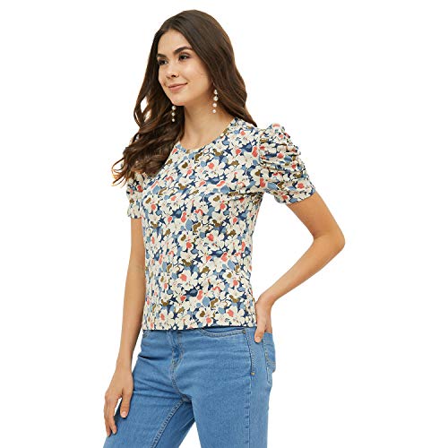 Image of Harpa Women's Floral Regular Fit T-Shirt