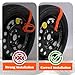 Datanly 12 Pcs Heavy Duty Anti Skid Snow Tire Chains, Nylon Winter Snow Tracks with 2 Gloves and 1 Hook, Universal Emergency Car Tire Grip Straps Reusable Non Slip Zip Tie Tires Chain for Cars Truck