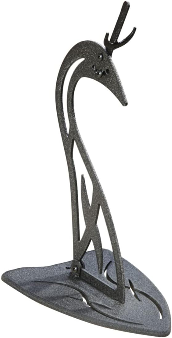 Skull Hooker Table Hooker Powder Coated Steel Trophy Mount - Perfect Kit for Table Display of Taxidermy Deer Antlers and Other Skulls - Available in Graphite Black and Robust Brown