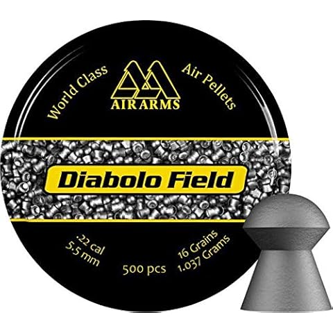 Air Arms Diabolo Field Air Gun Pellet .22/5.51mm - Qty 500 L3 Cover