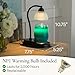 Candle Warmers Etc. Black Signature Aurora Candle Warmer Lamp – For Top-Down Warming & Flame-Free Fragrance