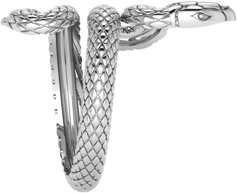 Luxury Gold Snake Ring, Textured Metallic Serpent Design, Statement Jewelry Piece, Coiled Snake Shape