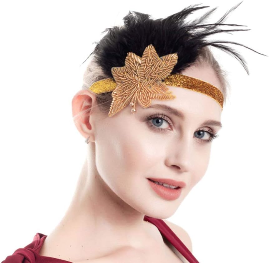 archetto flapper con piume