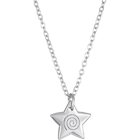 Pentagram Necklace Five-Pointed Star Pendant Gothic Vortex Jewelry for Men Women St...