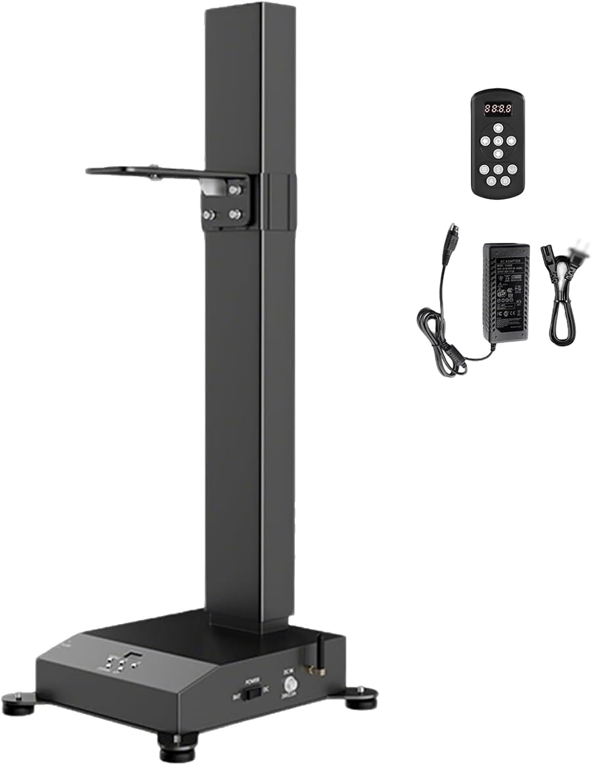 Slider motorizzato per fotocamera, con telecomando, sollevamento automatico pan-tilt, 10 altezze preimpostate, capacità di carico 10 kg, per fotografia di still life di prodotti.