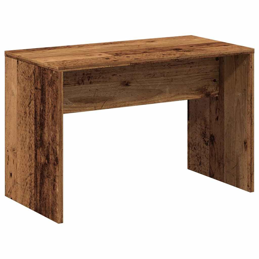 vidaXL Taboret toaletowy Stare drewno 70x35x45 cm Drewno klejone