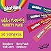 Skittles Singles To Go Variety Pack, Watertok Powdered Drink Mix, Zero Sugar, Low Calorie, Includes 4 Flavors, 1 Box (20 Single Servings) (Wild Berry)