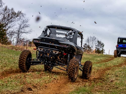 Image of SuperATV XT Warrior UTV /ATV Tire | 34x10-14 | Patented Lug Design | Universal Fitment for Polaris, Can-Am, Kawasaki, Yamaha, Honda, Arctic Cat | Rock & All Terrain