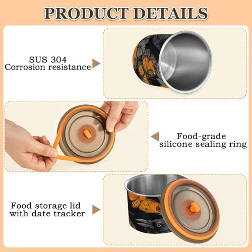 Contenedor de Café OTVEE Acero Inoxidable Hermético 900ml miniatura 5