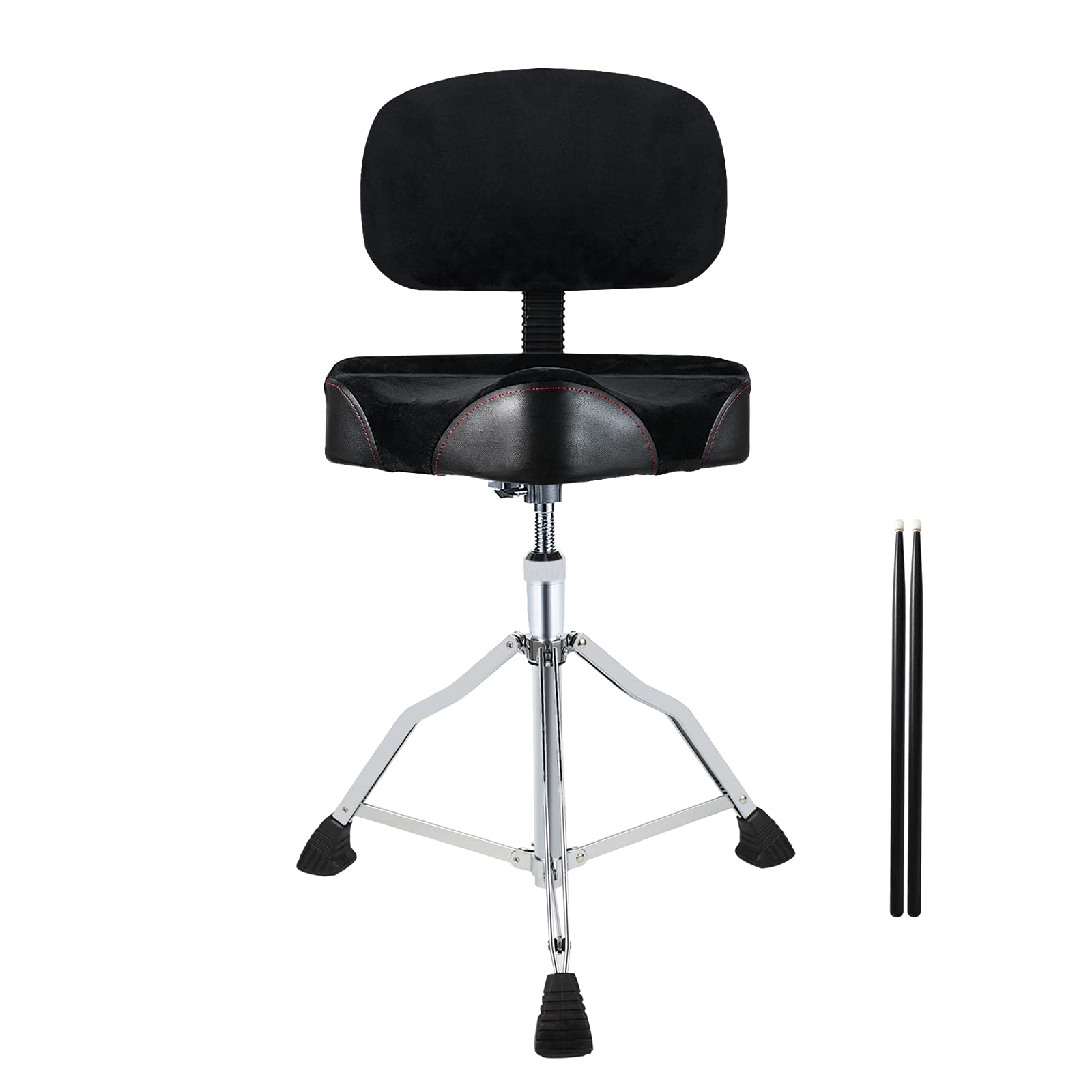 CHACHAZO Drum Throne Drum Chair with Backrest, Drum Stool with Back