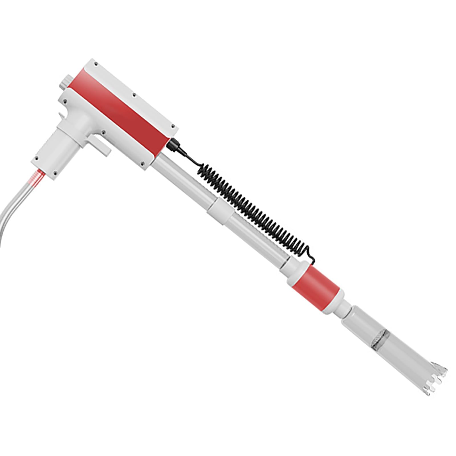 Aspirador Eléctrico De Grava para Acuarios, Bomba Sifón De Gasolina, Limpiador De Peceras con Aspirador De Agua y Grava para Acuarios(Red)
