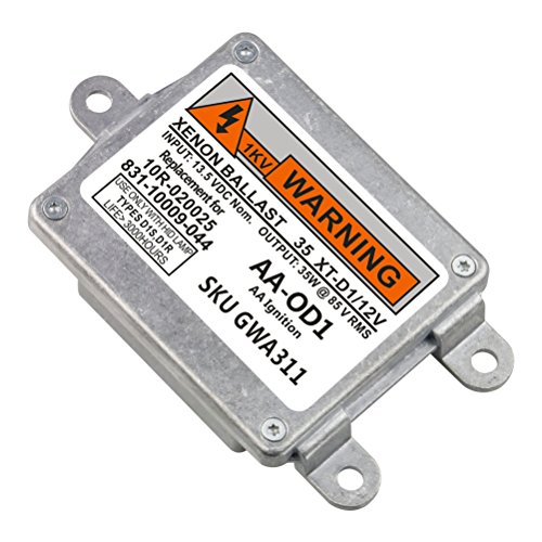 HID Xenon Headlight Ballast - Replaces 6L7Y-13C170-A, 831-10009-044, 10R-020025, 6L7Y13C170A, 35XT-D1 12V - Compatible with 2003 - 2005 Navigator and 2002 - 2011 Town Car - Headlight Control Unit