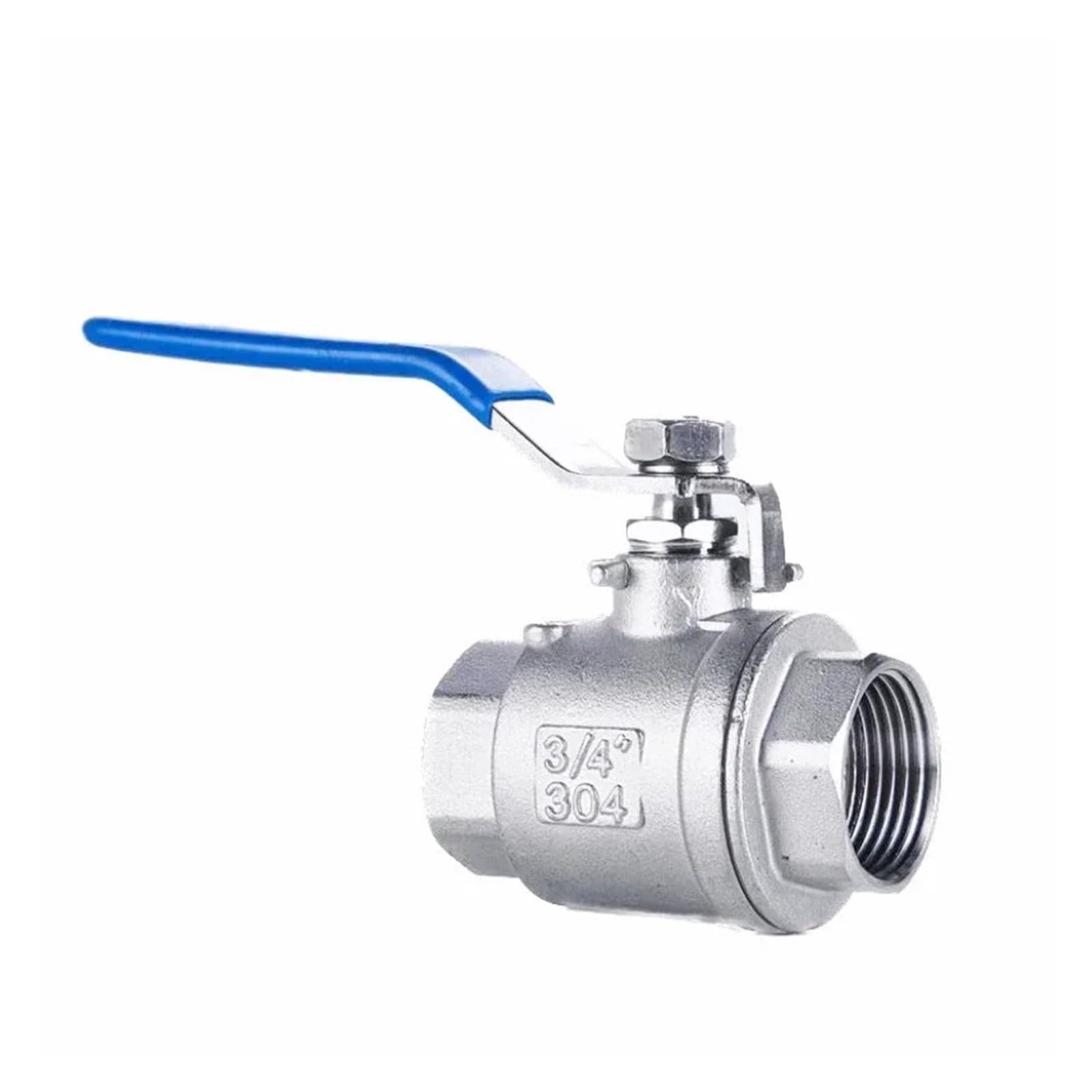 1PCS BSPT Female Stainless Steel SS304 Full Port Ball Valve with Vinyl Handle Thread Valves(1")