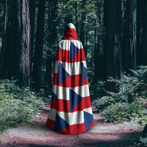 Cape à capuche Halloween imprimé tchèque déguisement de magicien et chevalier - 6