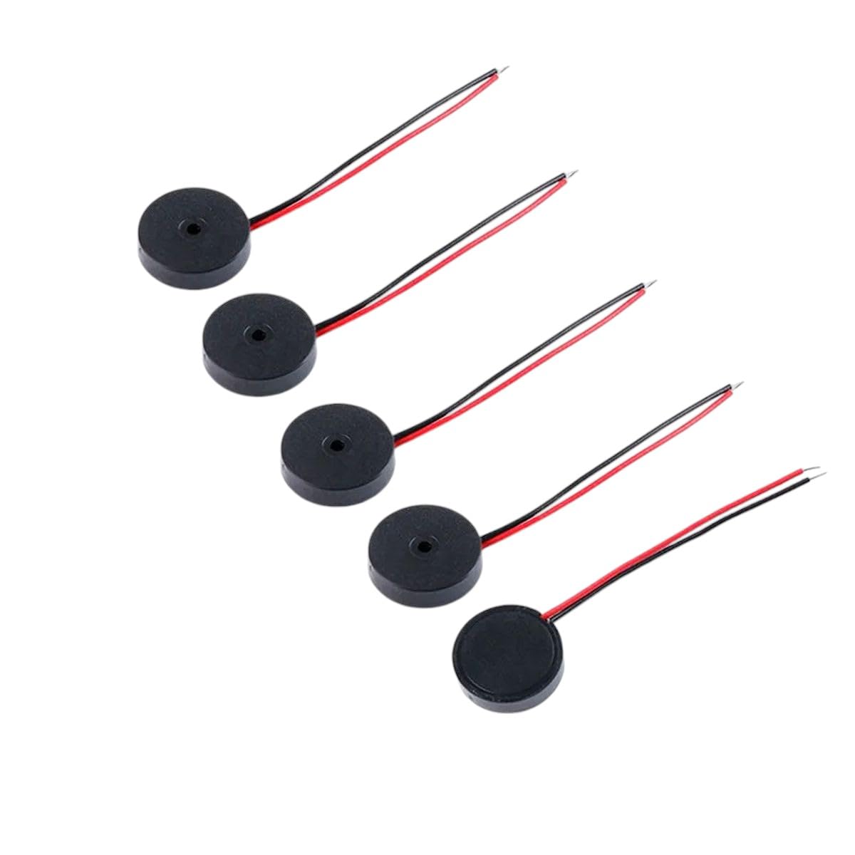 5pcs 1704 Passive Buzzer Piezoelectric Speaker Frequency 4000HZ 17 * 4MM 17x4mm AC Low Power Consumption DIY Electronic