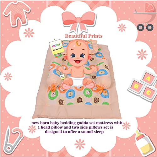 Image of Kwitchy New Born Baby Bedding Set Essential Combo Pack (0-6 Months) (4PCS Set)